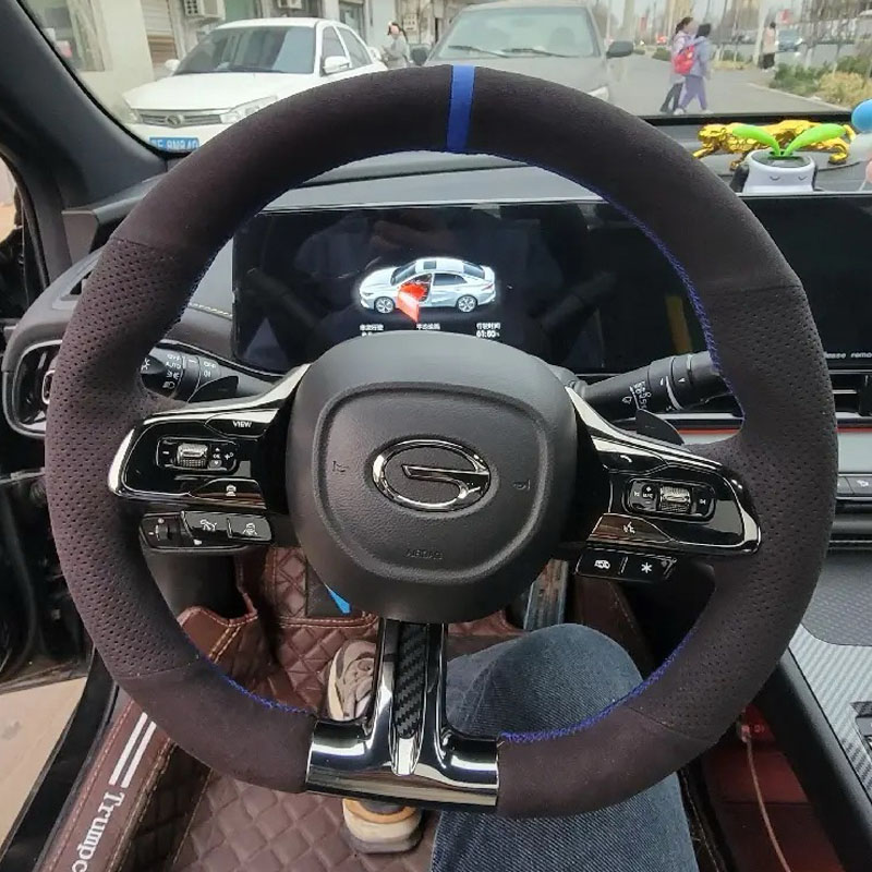 Car Steering Wheel Cover Anti Slip Breathable - For GAC Trumpchi Empow 2021-2024 Car