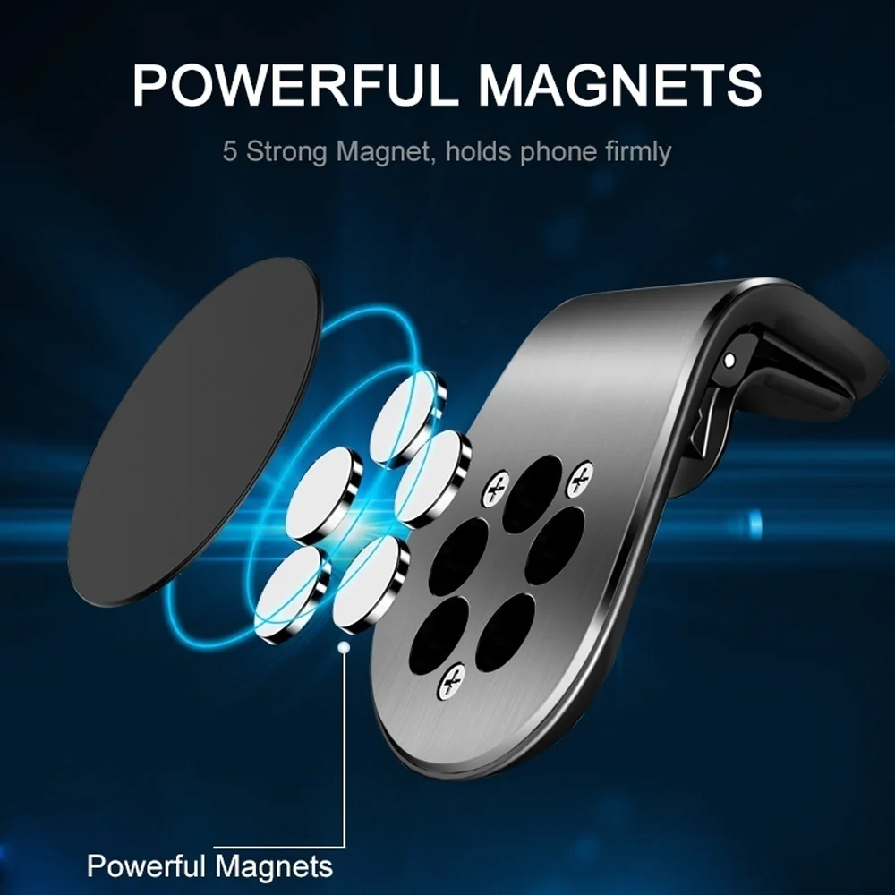 1PC Magnetic Car Phone Holder  - Magnetic Phone Holder For Car Vent 评论和价格
