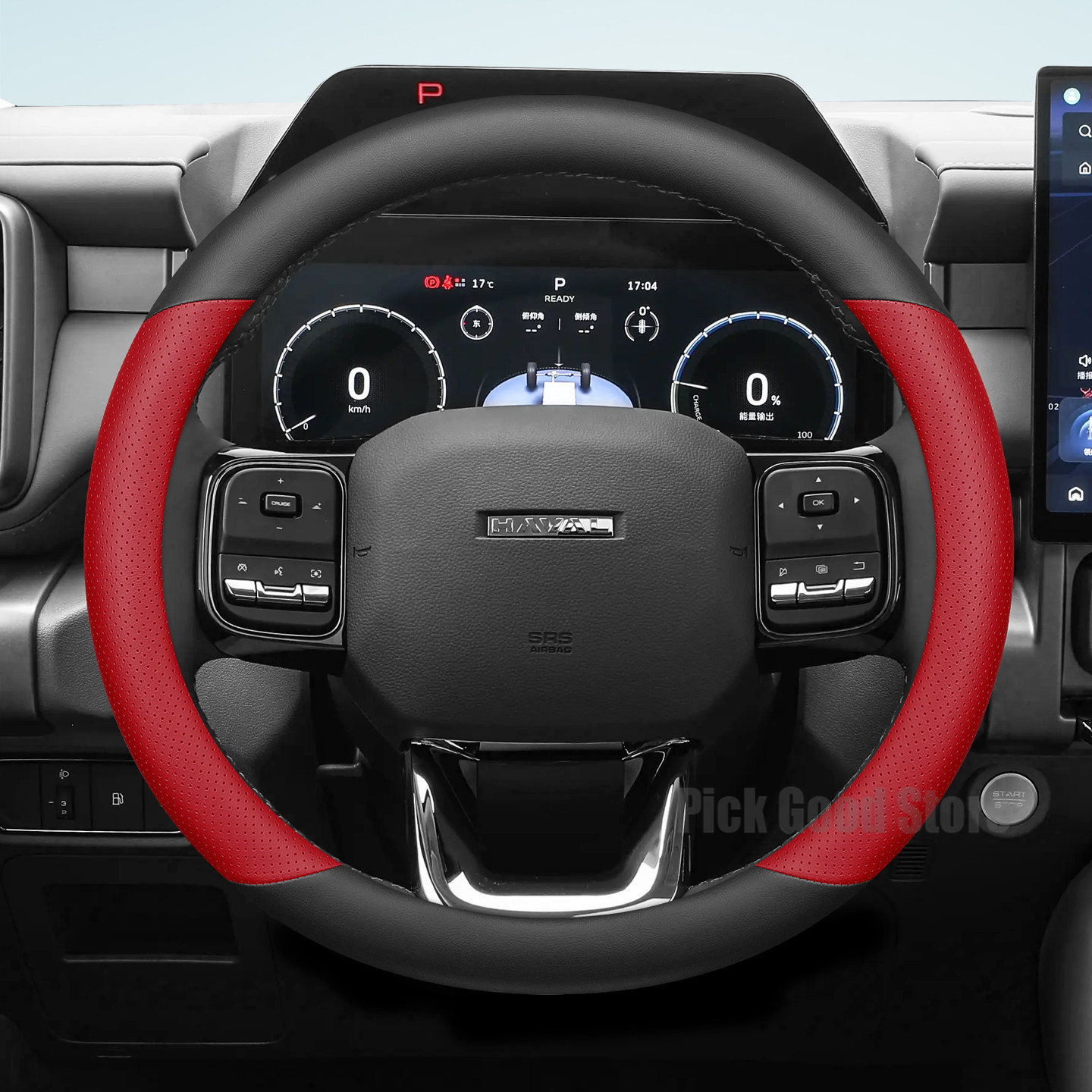 Leather Car Steering Wheel Cov - Car Steering Wheel Cover Anti Slip Breathable 评论和价格