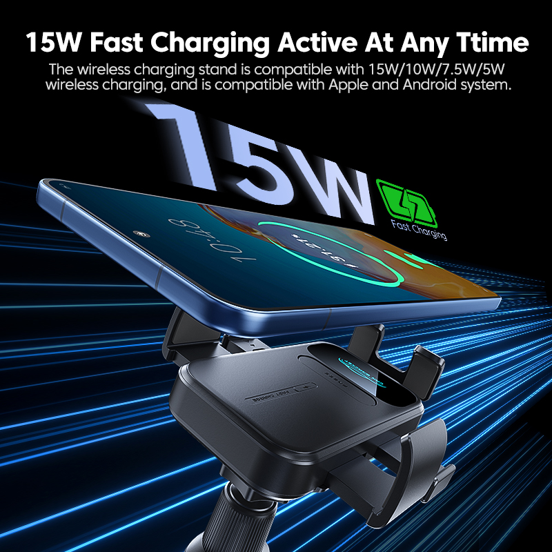 UYUXIO Air Vent Car Mount Phon - Wireless Car Charger Mount Fast Charging 评论和价格