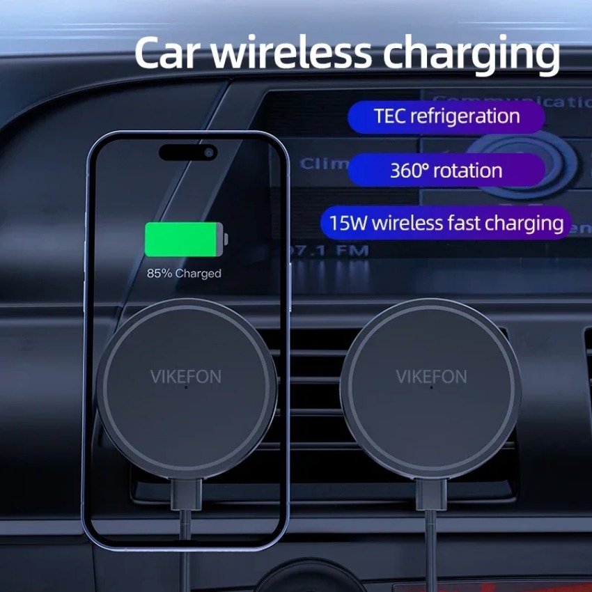 Car Wireless Charger Magnetic  - Magnetic Phone Holder For Car Vent 评论和价格