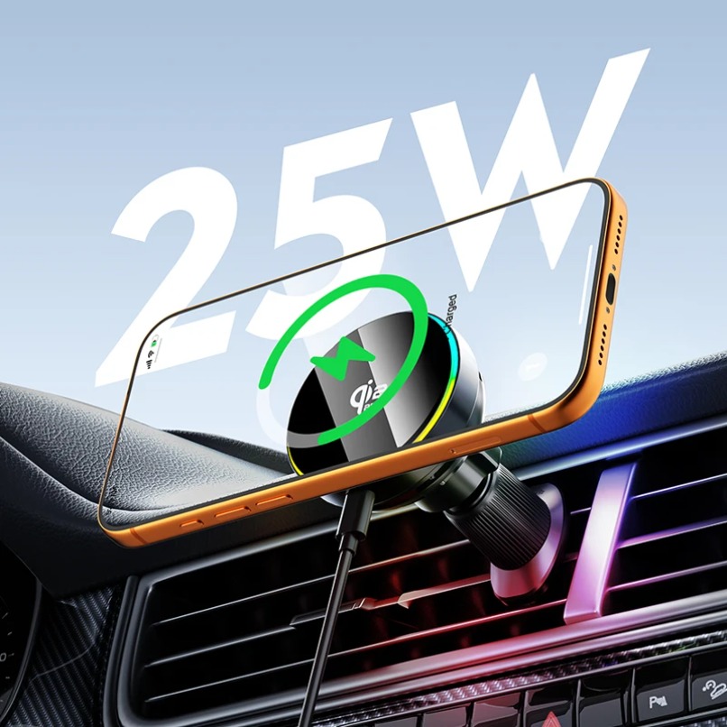 Qi2 25W Magnetic Wireless Car  - Wireless Car Charger Mount Fast Charging 评论和价格