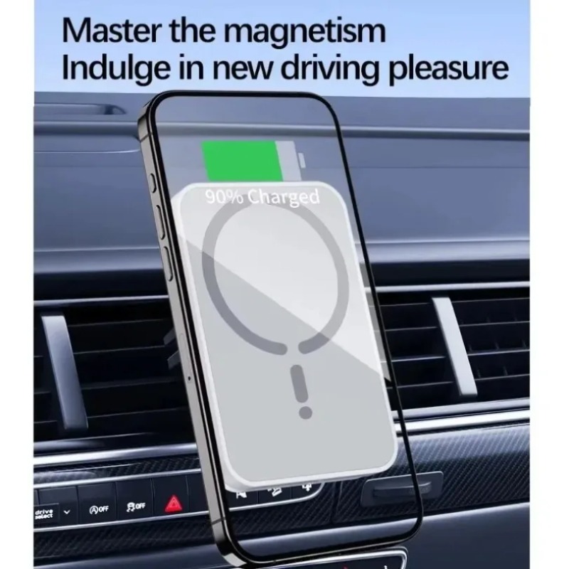 30W Magnetic Car Wireless Char - Wireless Car Charger Mount Fast Charging 评论和价格