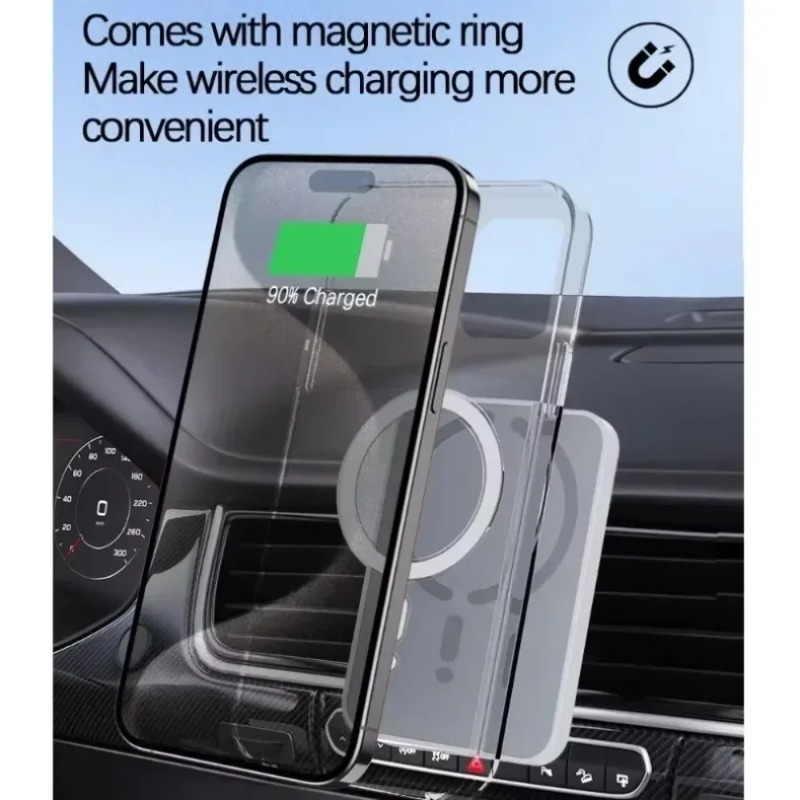 30W Magnetic Car Wireless Char - Wireless Car Charger Mount Fast Charging 评论和价格