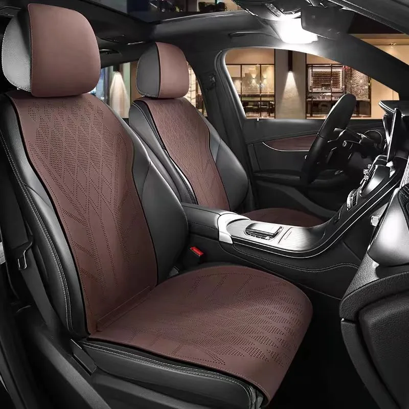 Suede Leather Car Seat Cover 5 - Leather Car Seat Covers Full Set Universal 评论和价格
