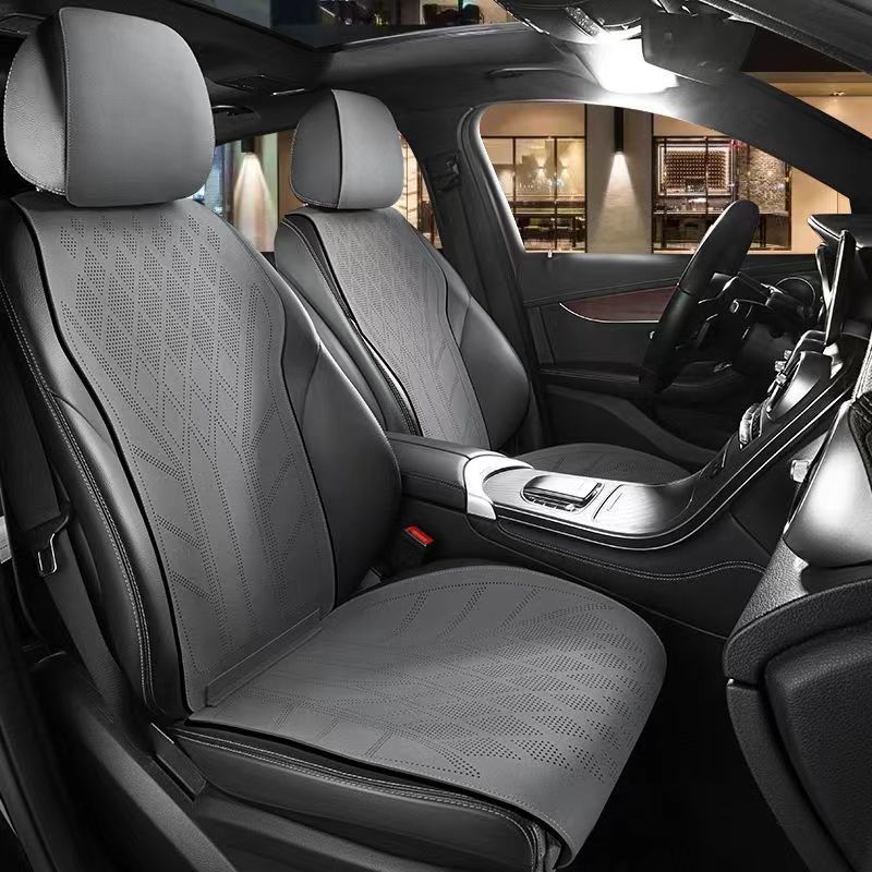 Suede Leather Car Seat Cover 5 - Leather Car Seat Covers Full Set Universal 评论和价格