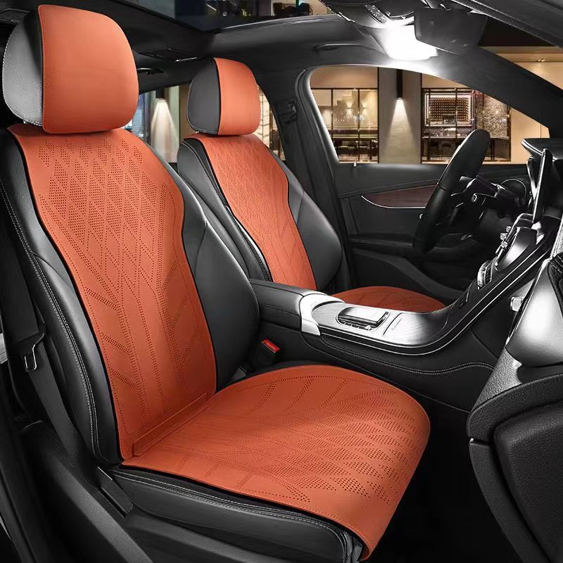 Suede Leather Car Seat Cover 5 - Leather Car Seat Covers Full Set Universal 评论和价格