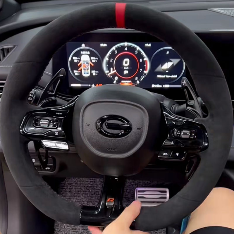 For GAC Trumpchi Empow 2021-20 - Car Steering Wheel Cover Anti Slip Breathable 评论和价格