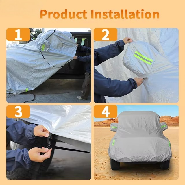 Outdoor Waterproof Car Cover F - Car Accessories 评论和价格