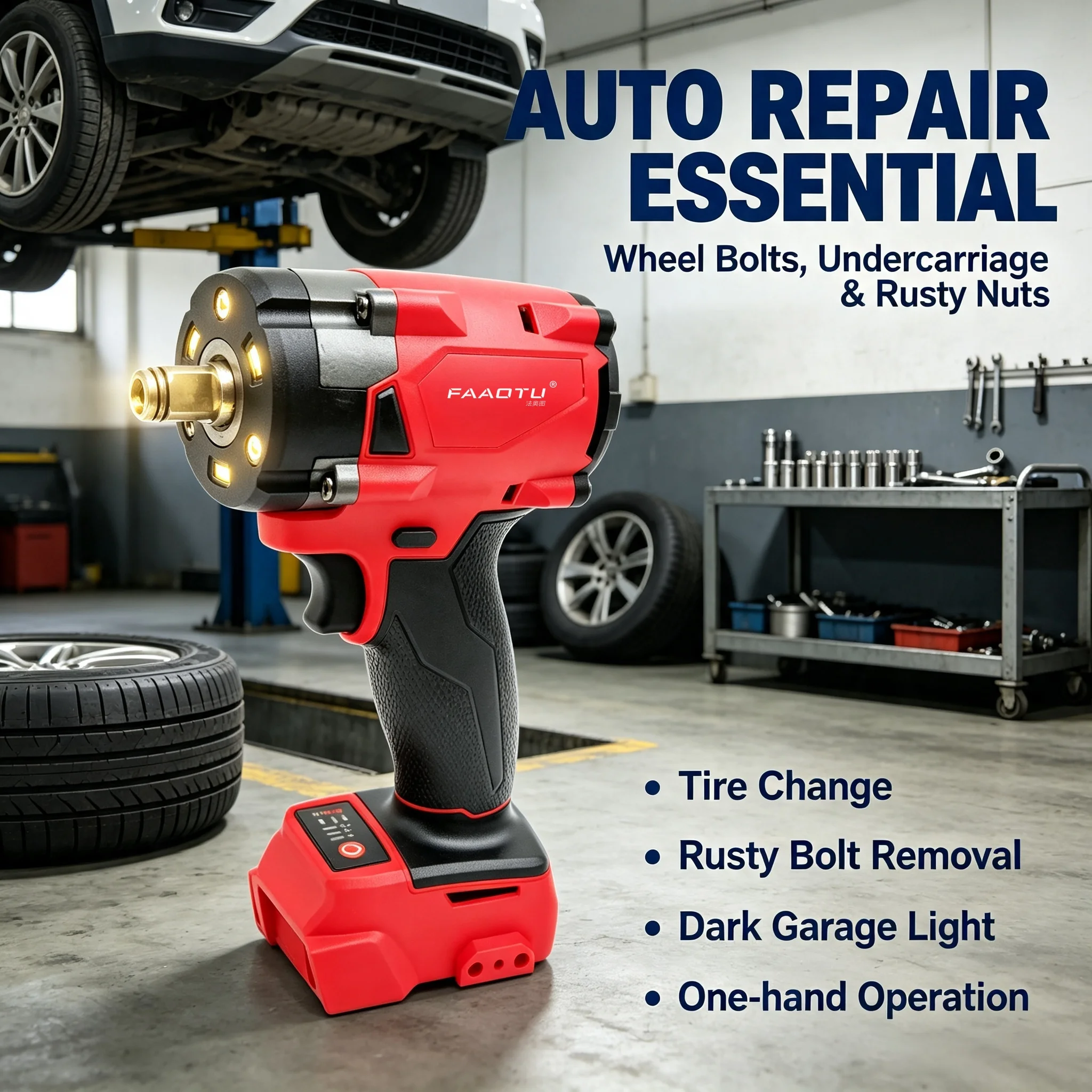 FAAOTU 18V Brushless Cordless  - Auto Repair Tools 评论和价格