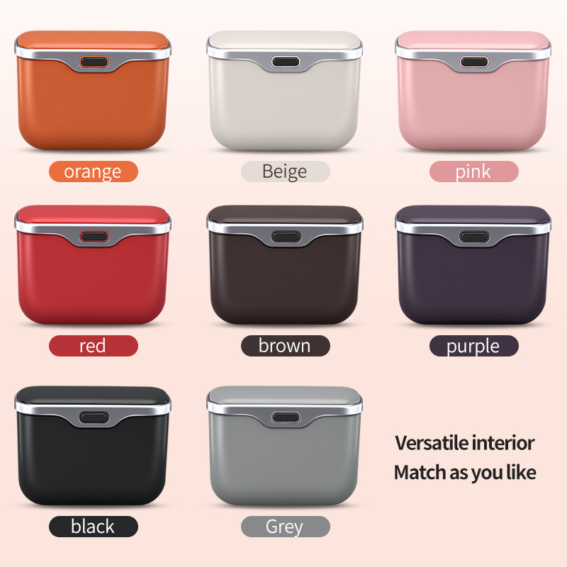 Car trash can with creative li - Waterproof Car Trash Can With Lid 评论和价格