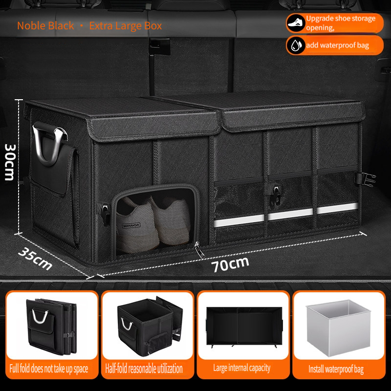 Waterproof Foldable 95L Oxford - Car Trunk Organizer Foldable Storage Box 评论和价格