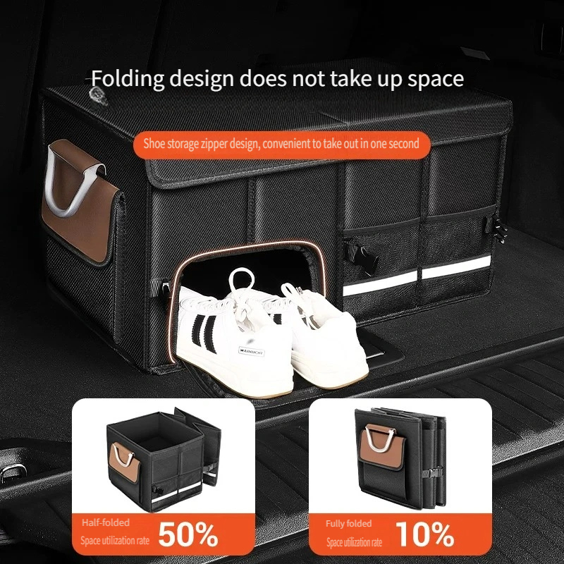 Waterproof Foldable 95L Oxford - Car Trunk Organizer Foldable Storage Box 评论和价格